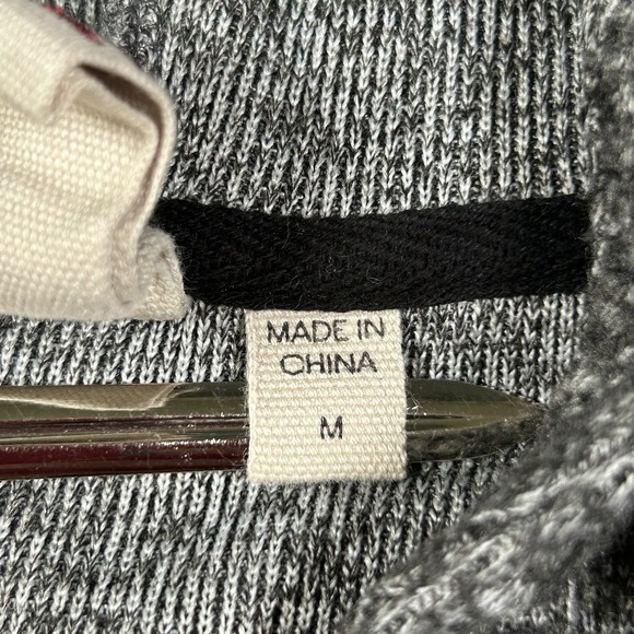 Dolan Anthropologie Hooded Soft Gray Full Zip Cardigan Women Medium Pockets Warm - Picture 9 of 15